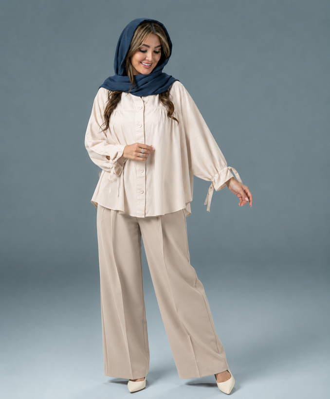 شومیز لینن دخترانه